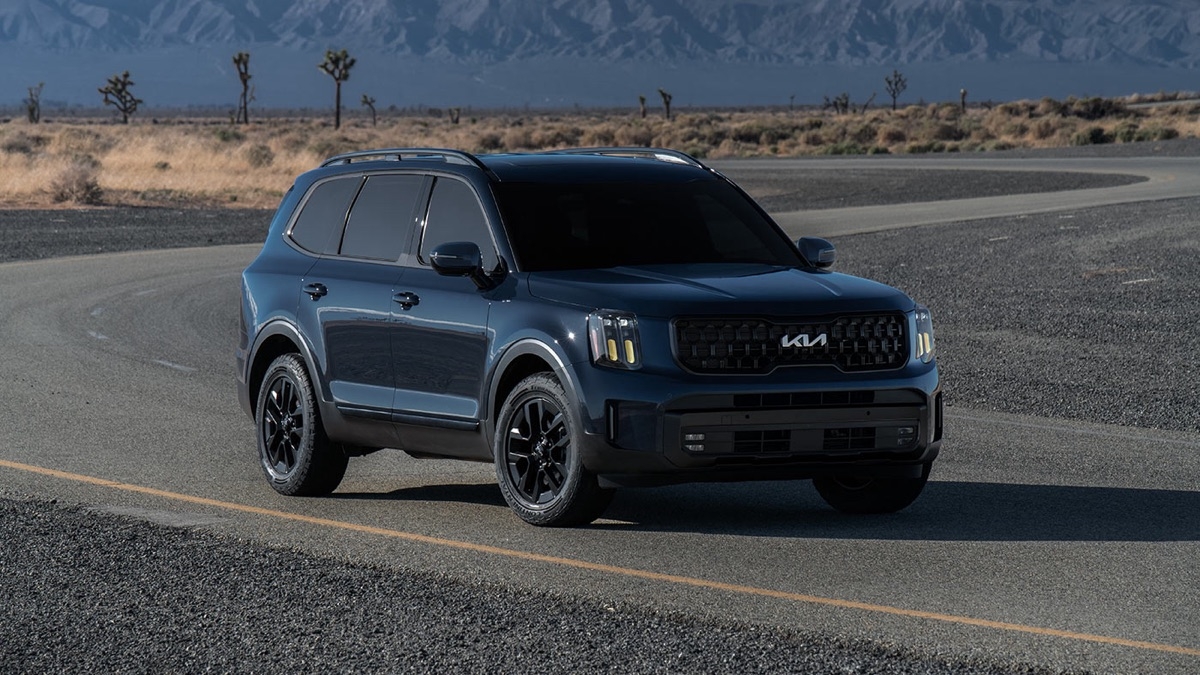Le Kia Telluride 2025 sur la route.