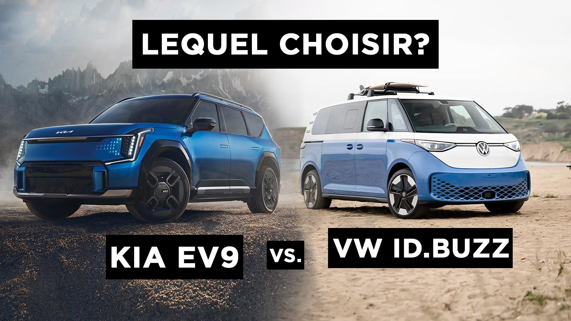 Kia EV9 vs. Volkswagen ID.Buzz – Lequel choisir?